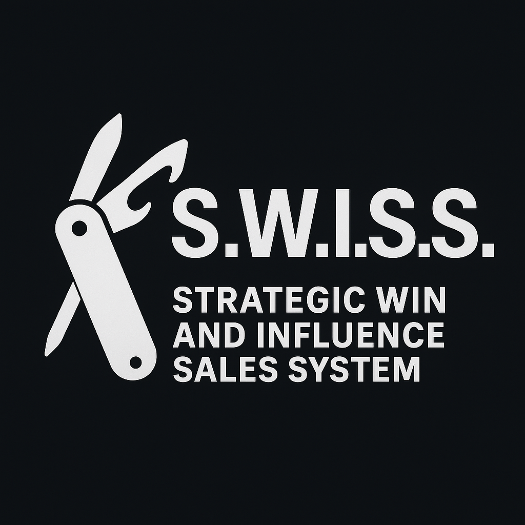 S.W.I.S.S. – Strategic Win and Influence Sales Methodology